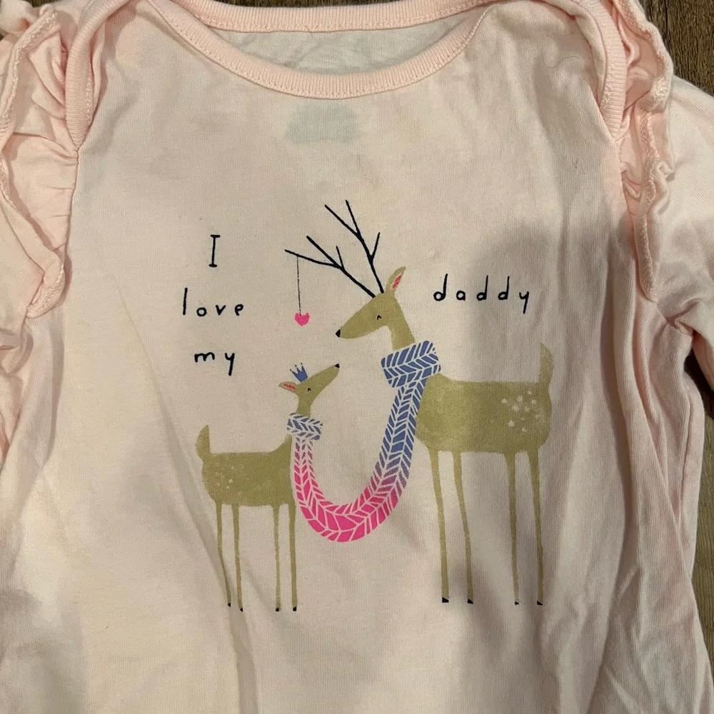 Set of Two Baby Gap Long Sleeve Onesies, 18-24 months
